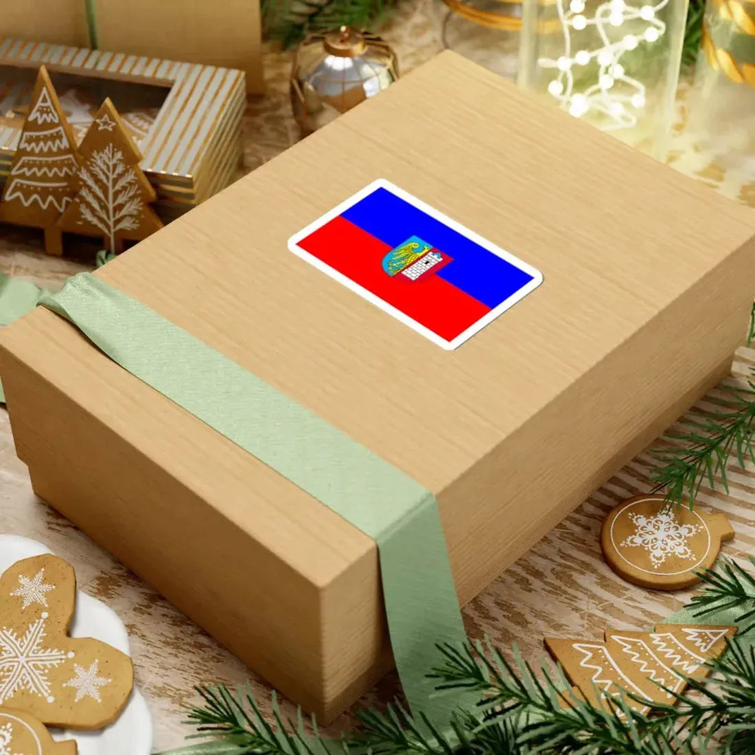 Gliwice flaga (Poland) STICKER Vinyl Kiss-Cut Decal - The Sticker Space