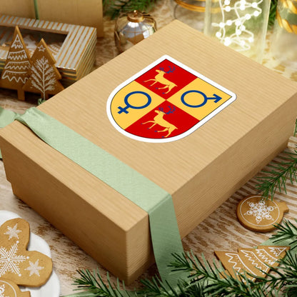 Gällivare kommunvapen (Sweden) (Coat of Arms) STICKER Vinyl Kiss-Cut Decal - The Sticker Space