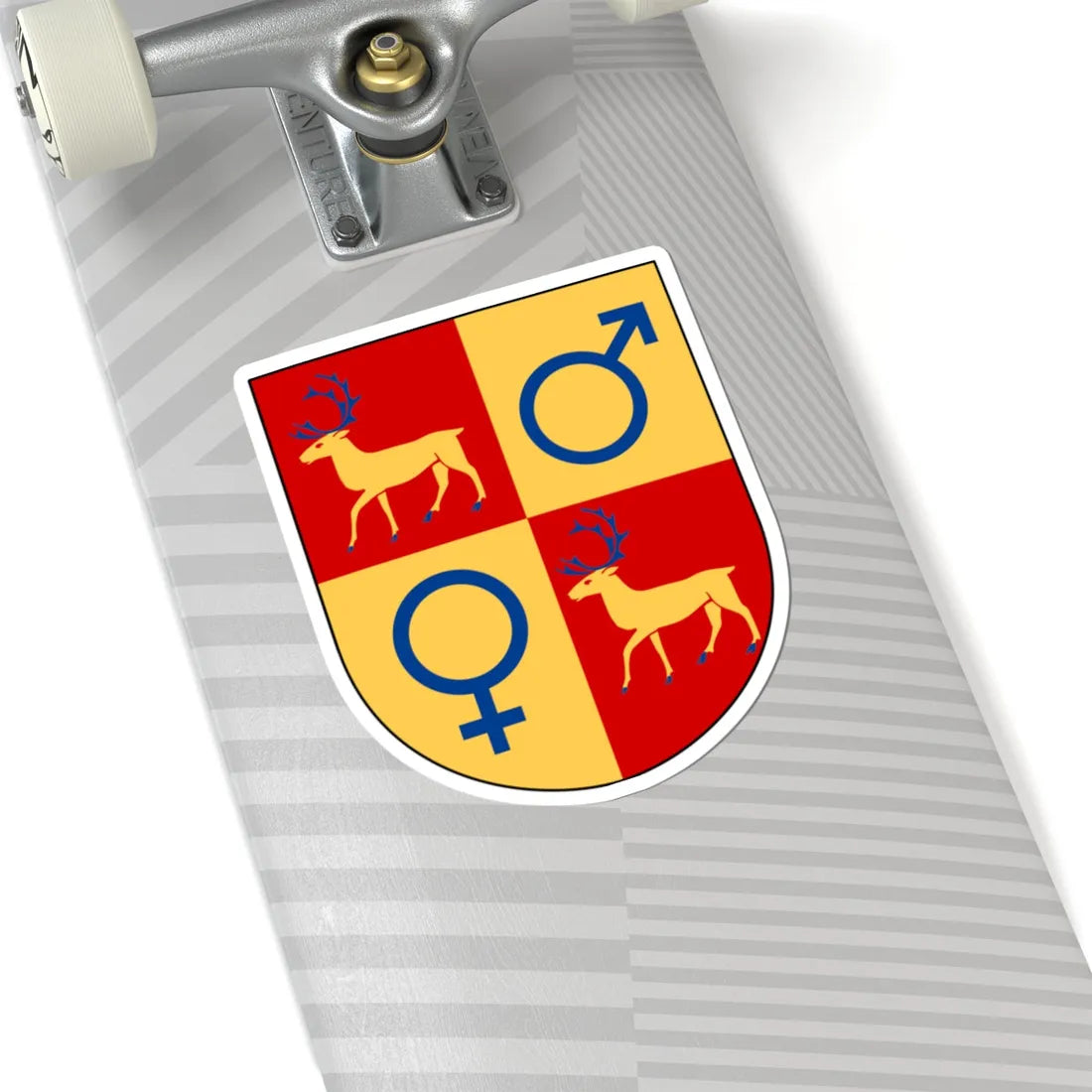 Gällivare kommunvapen (Sweden) (Coat of Arms) STICKER Vinyl Kiss-Cut Decal - The Sticker Space