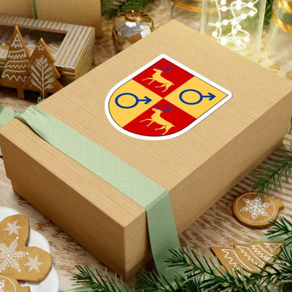 Gällivare vapen (Sweden) (Coat of Arms) STICKER Vinyl Kiss-Cut Decal - The Sticker Space