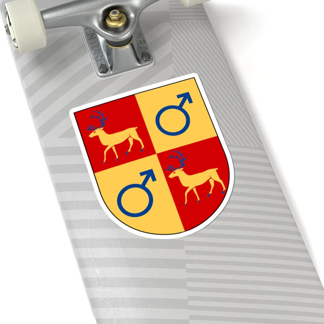 Gällivare vapen (Sweden) (Coat of Arms) STICKER Vinyl Kiss-Cut Decal - The Sticker Space