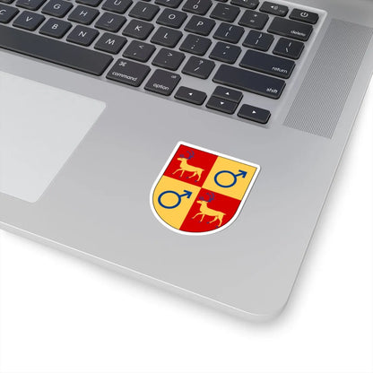 Gällivare vapen (Sweden) (Coat of Arms) STICKER Vinyl Kiss-Cut Decal - The Sticker Space