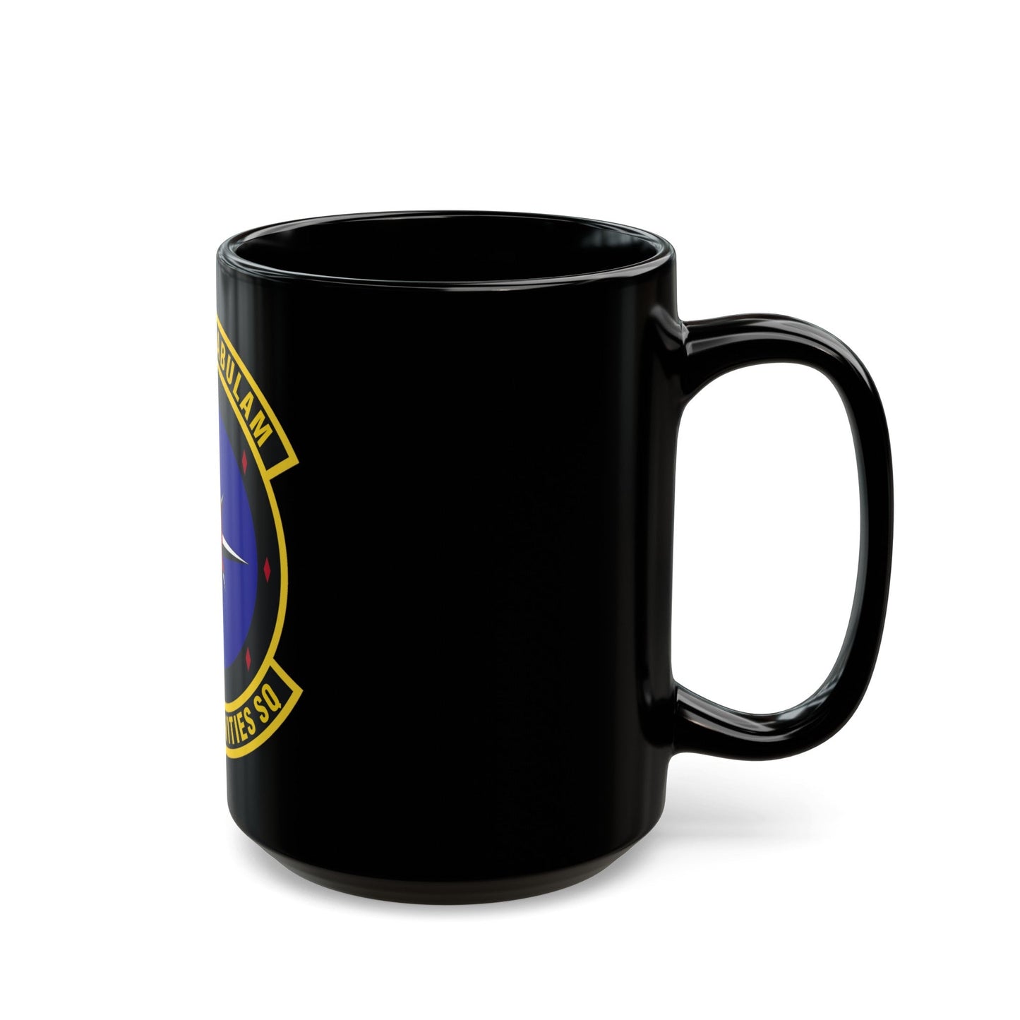 Global Activities Squadron (U.S. Air Force) Black Coffee Mug-The Sticker Space