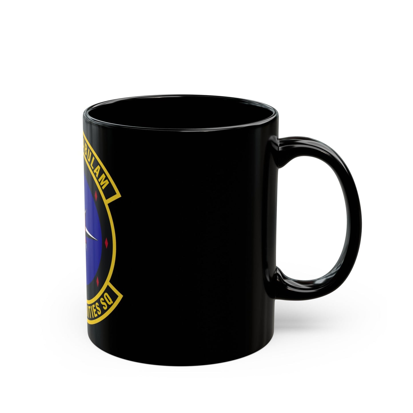 Global Activities Squadron (U.S. Air Force) Black Coffee Mug-The Sticker Space