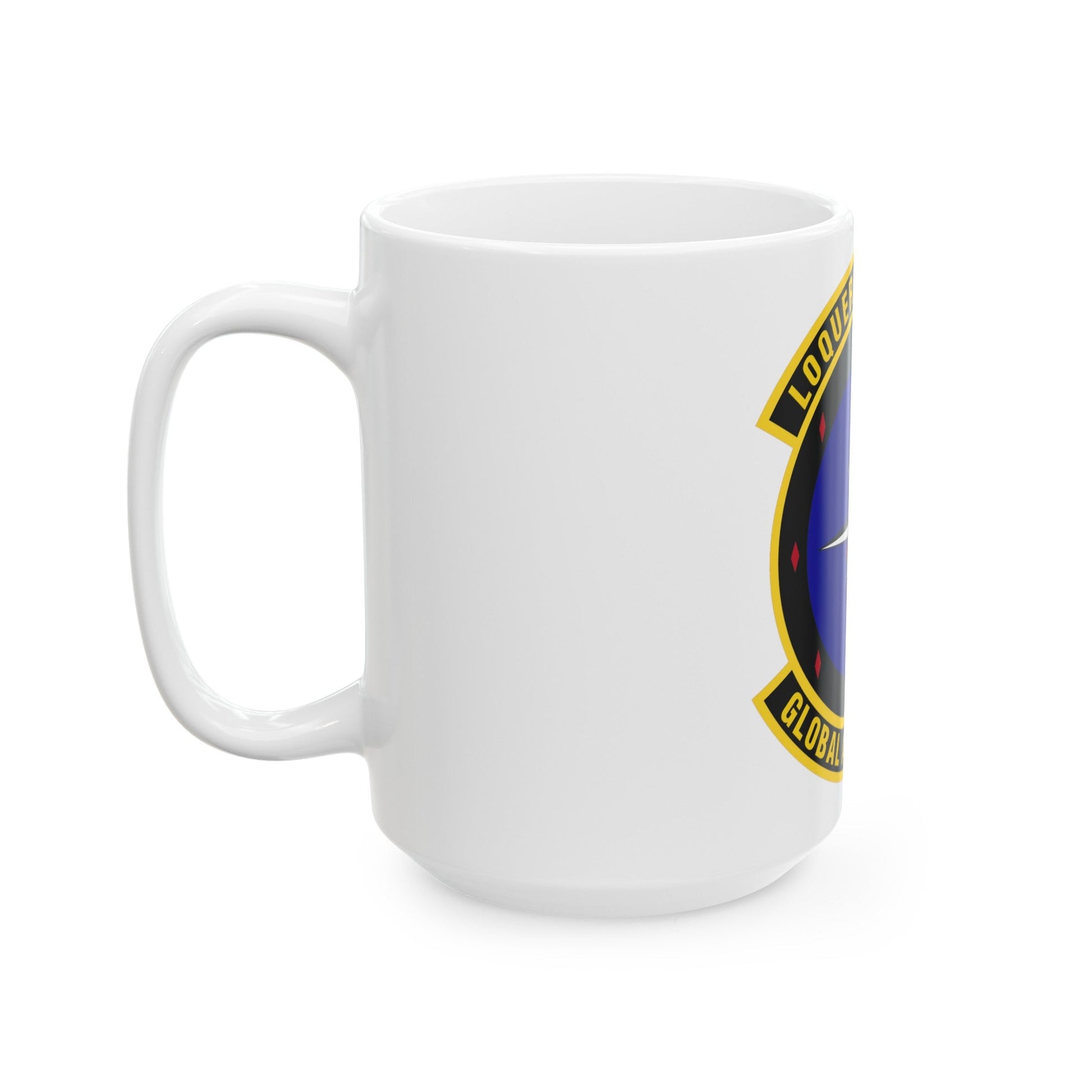 Global Activities Squadron (U.S. Air Force) White Coffee Mug-The Sticker Space