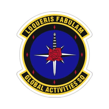 Global Activities Squadron (U.S. Air Force) STICKER Vinyl Die-Cut Decal 2 Inch - The Sticker Space