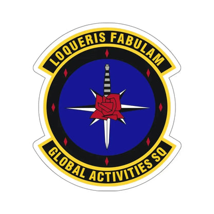 Global Activities Squadron (U.S. Air Force) STICKER Vinyl Die-Cut Decal 4 Inch - The Sticker Space