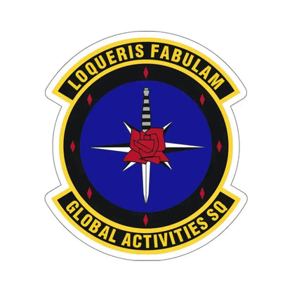 Global Activities Squadron (U.S. Air Force) STICKER Vinyl Die-Cut Decal - The Sticker Space
