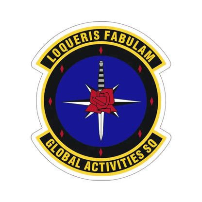 Global Activities Squadron (U.S. Air Force) STICKER Vinyl Die-Cut Decal - The Sticker Space