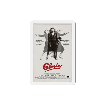 Gloria 1980 Movie Poster Die-Cut Magnet-3" x 3"-The Sticker Space