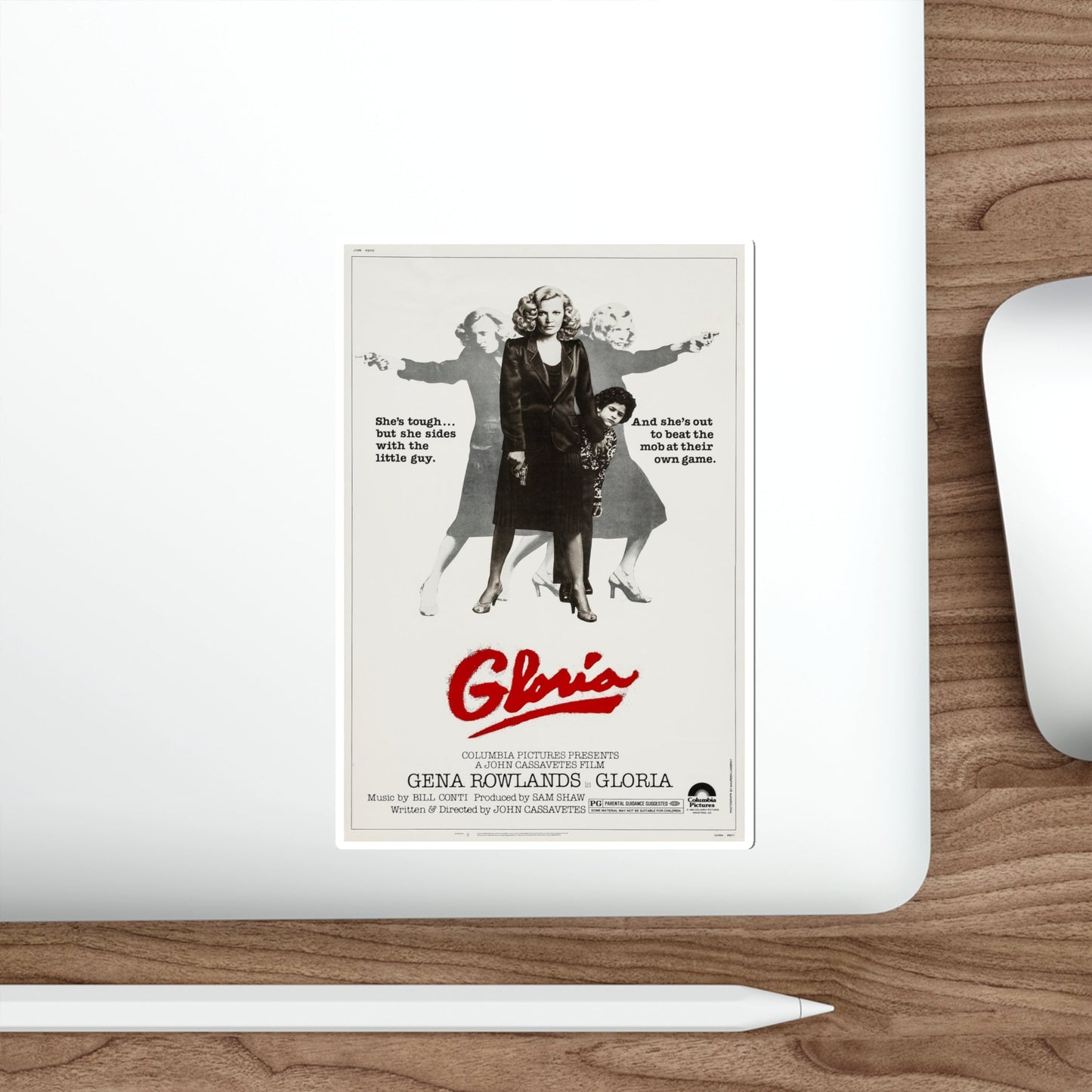 Gloria 1980 Movie Poster STICKER Vinyl Die-Cut Decal-The Sticker Space