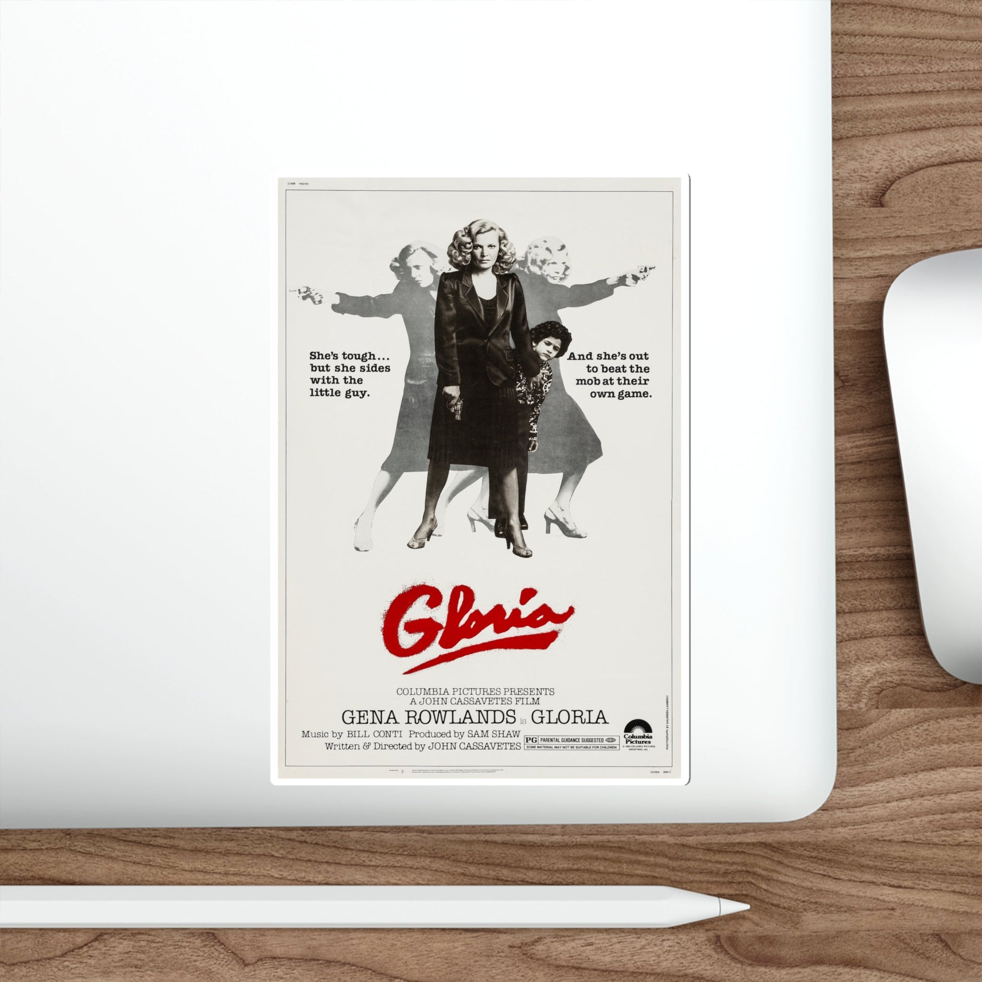 Gloria 1980 Movie Poster STICKER Vinyl Die-Cut Decal-The Sticker Space