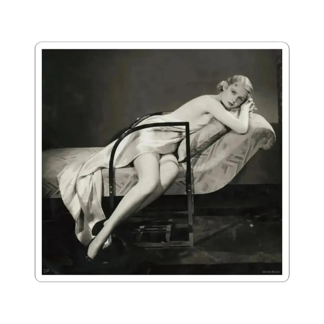 Gloria Stuart #01 (Vintage Female Icon) STICKER Vinyl Kiss-Cut Decal 2 Inch White - The Sticker Space