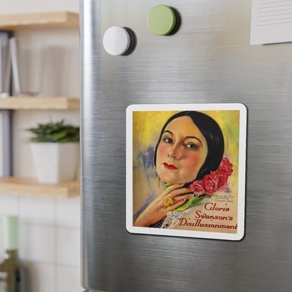 Gloria Swanson's Disillusionment (Magazine Illustration) Refrigerator Magnet-The Sticker Space