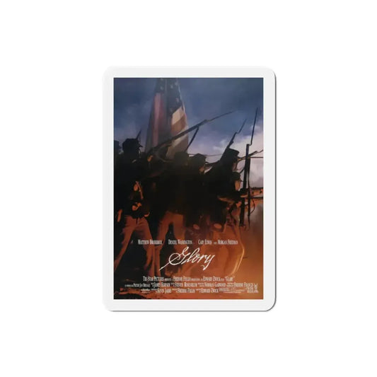 Glory 1989 Movie Poster Refrigerator Magnet 2 Inch - The Sticker Space