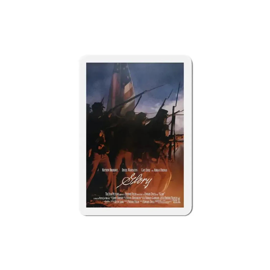 Glory 1989 Movie Poster Refrigerator Magnet 5 Inch - The Sticker Space