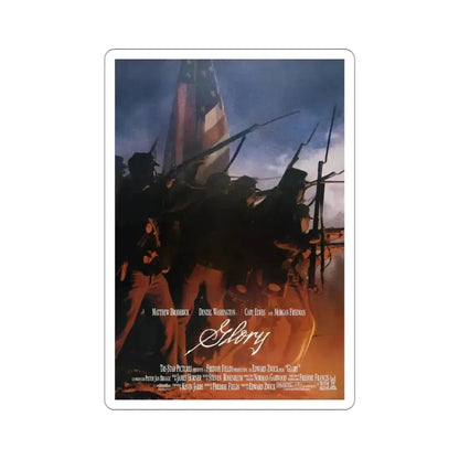 Glory 1989 Movie Poster STICKER Vinyl Die-Cut Decal 4 Inch - The Sticker Space