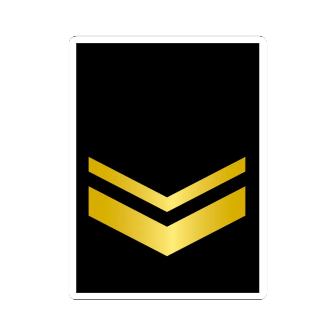 GM.4.SARGENTO 2 (Chile) (Military Rank) STICKER Vinyl Kiss-Cut Decal 4 Inch White - The Sticker Space
