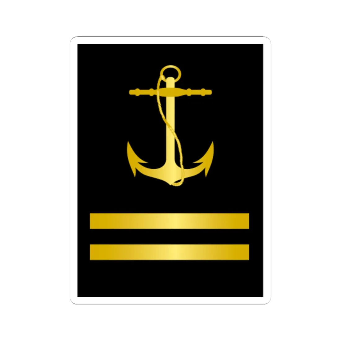 GM.7.MARINEROrev (Chile) (Military Rank) STICKER Vinyl Kiss-Cut Decal 4 Inch White - The Sticker Space