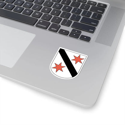 Gündisau coat of arms (Switzerland) (Coat of Arms) STICKER Vinyl Kiss-Cut Decal - The Sticker Space