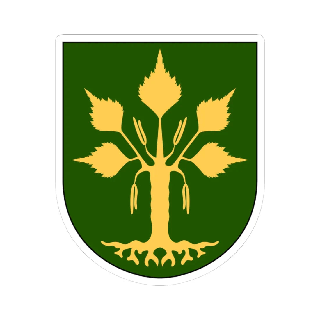 Gnesta vapen (Sweden) (Coat of Arms) STICKER Vinyl Kiss-Cut Decal 3 Inch White - The Sticker Space