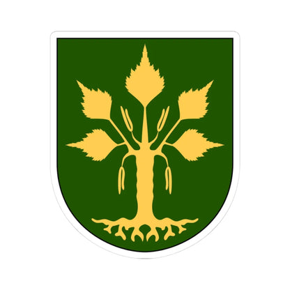 Gnesta vapen (Sweden) (Coat of Arms) STICKER Vinyl Kiss-Cut Decal 3 Inch White - The Sticker Space