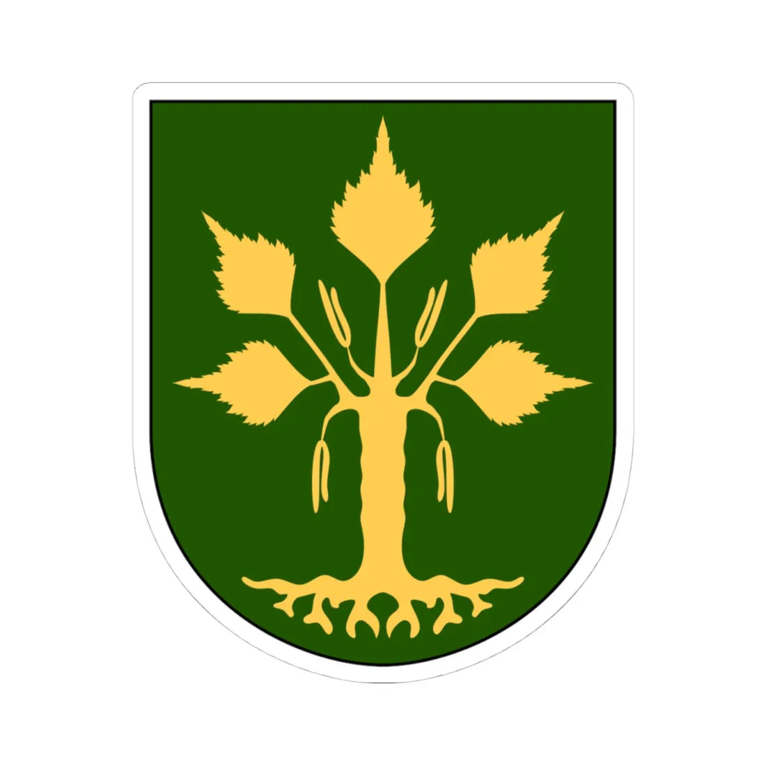 Gnesta vapen (Sweden) (Coat of Arms) STICKER Vinyl Kiss-Cut Decal 4 Inch White - The Sticker Space