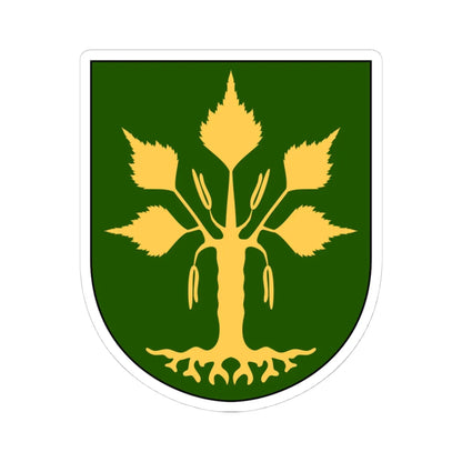Gnesta vapen (Sweden) (Coat of Arms) STICKER Vinyl Kiss-Cut Decal 4 Inch White - The Sticker Space