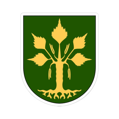 Gnesta vapen (Sweden) (Coat of Arms) STICKER Vinyl Kiss-Cut Decal 6 Inch White - The Sticker Space