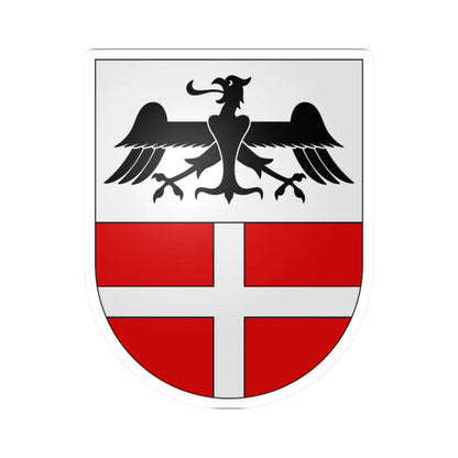 Gnosca-coat of arms (Switzerland) (Coat of Arms) STICKER Vinyl Kiss-Cut Decal 2 Inch White - The Sticker Space