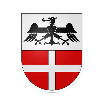 Gnosca-coat of arms (Switzerland) (Coat of Arms) STICKER Vinyl Kiss-Cut Decal 3 Inch White - The Sticker Space