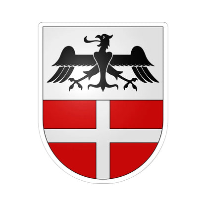 Gnosca-coat of arms (Switzerland) (Coat of Arms) STICKER Vinyl Kiss-Cut Decal 6 Inch White - The Sticker Space