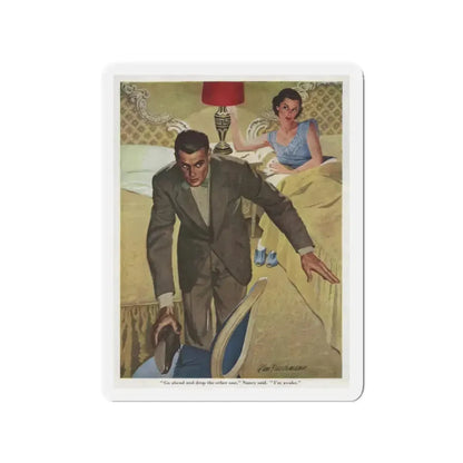 Go ahead and drop the oher one... The Saturday Evening Post illustration (Magazine Illustration) Refrigerator Magnet 3 Inch Die-Cut - The Sticker Space