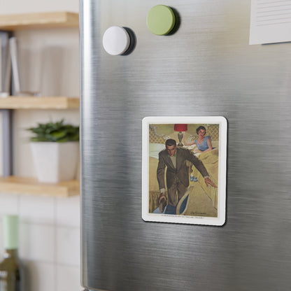 Go ahead and drop the oher one... The Saturday Evening Post illustration (Magazine Illustration) Refrigerator Magnet-The Sticker Space