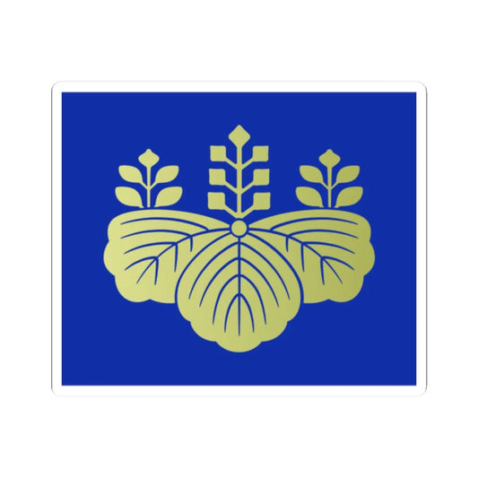 Go-shichi no kiri crest (Japan) (Coat of Arms) STICKER Vinyl Kiss-Cut Decal 2 Inch White - The Sticker Space