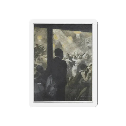 God and the Groceryman (Pt. 1-2), McCall's, May 1927 (Magazine Illustration) Refrigerator Magnet 6 Inch Die-Cut - The Sticker Space