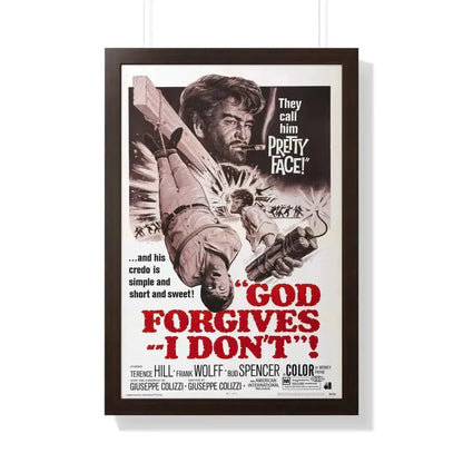 GOD FORGIVES, I DON'T! 1967 - Framed Movie Poster - The Sticker Space