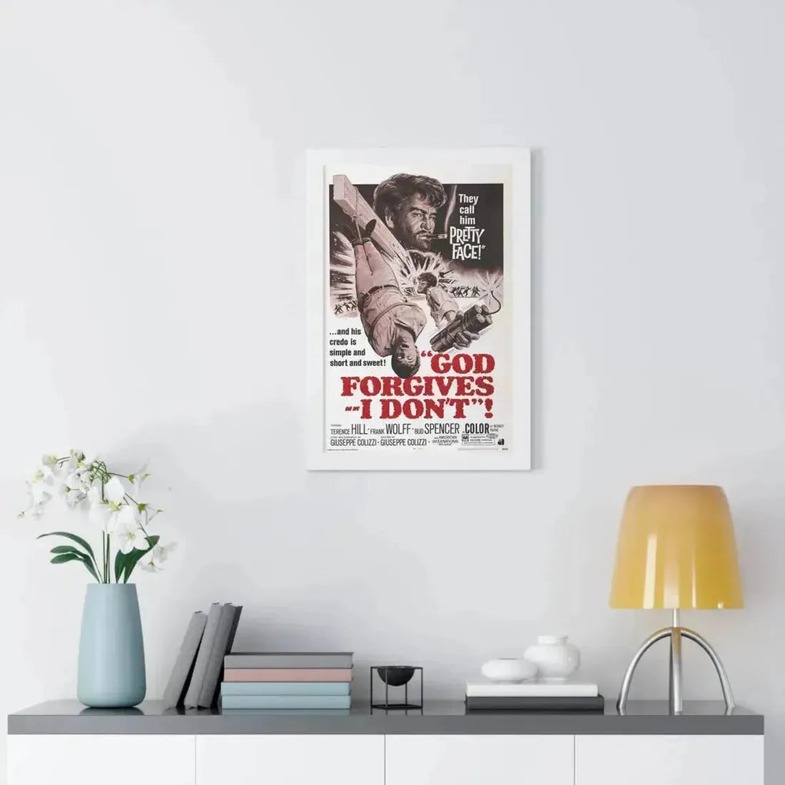 GOD FORGIVES, I DON'T! 1967 - Framed Movie Poster - The Sticker Space