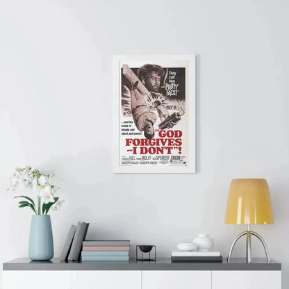 GOD FORGIVES, I DON'T! 1967 - Framed Movie Poster - The Sticker Space