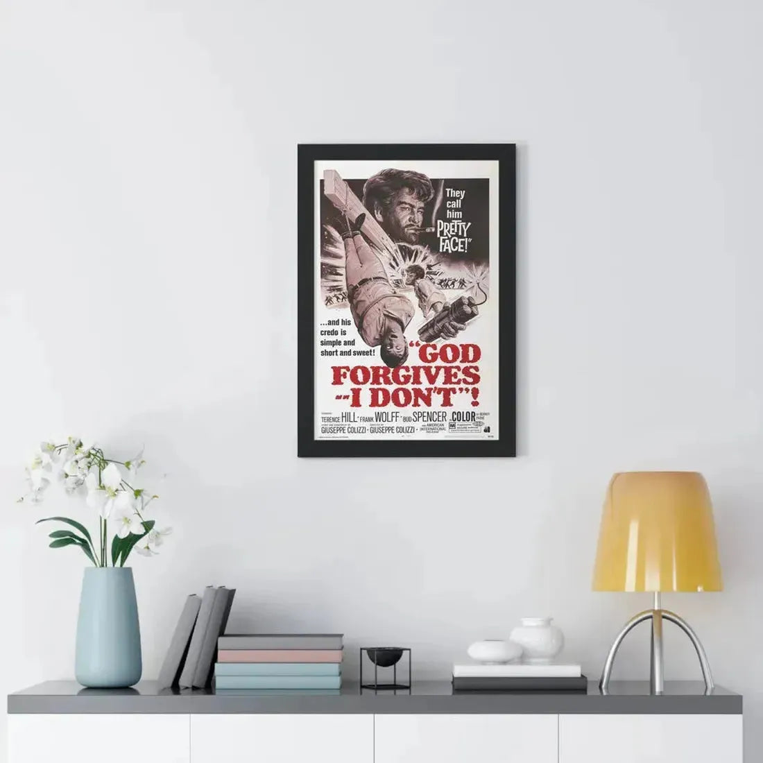 GOD FORGIVES, I DON'T! 1967 - Framed Movie Poster - The Sticker Space