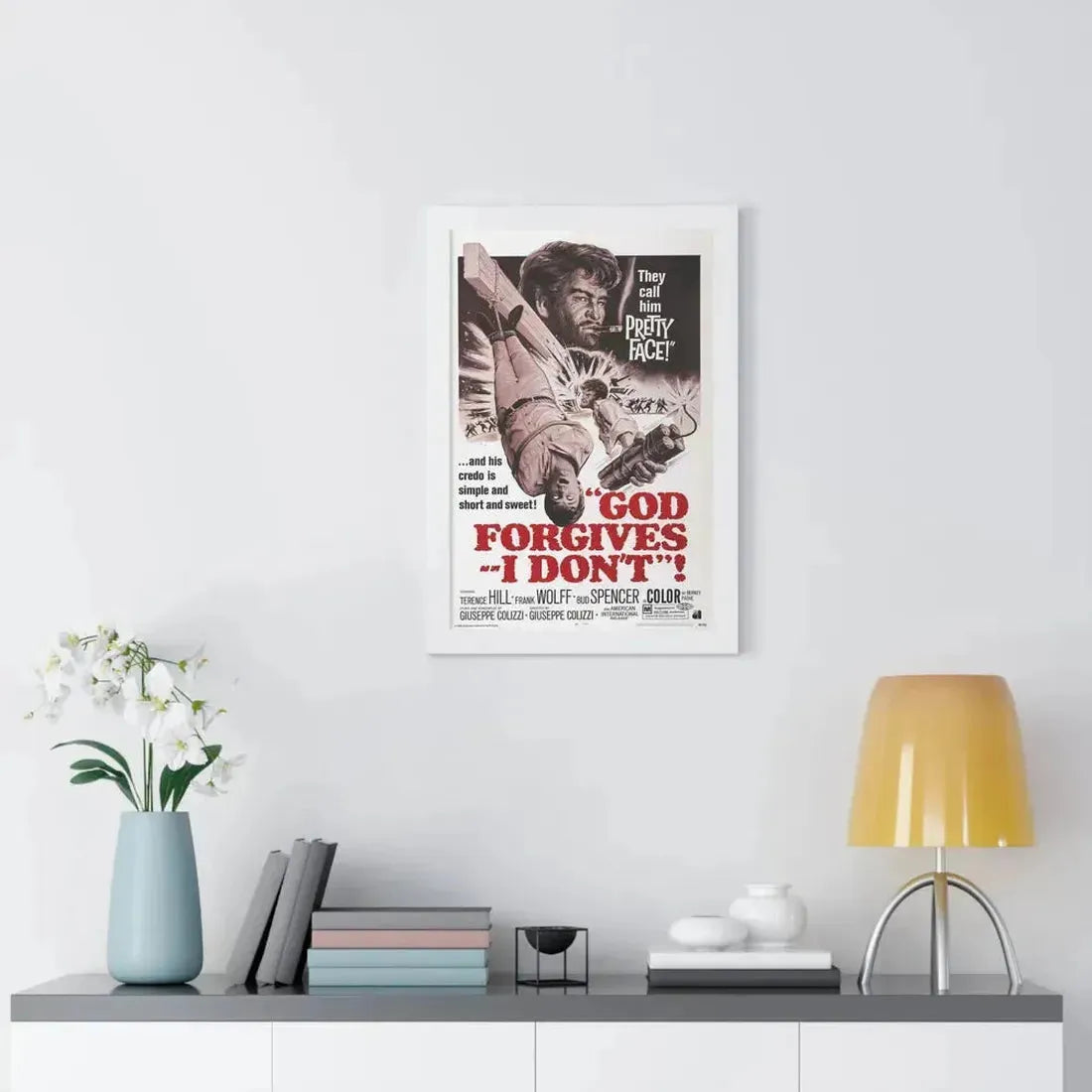 GOD FORGIVES, I DON'T! 1967 - Framed Movie Poster - The Sticker Space