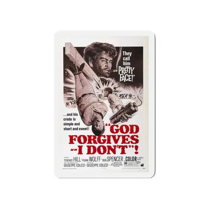 GOD FORGIVES, I DON'T! 1967 Movie Poster - Refrigerator Magnet - The Sticker Space