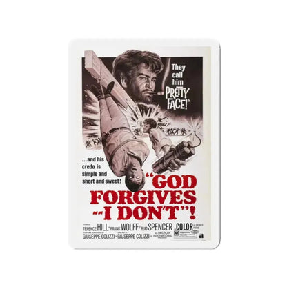 GOD FORGIVES, I DON'T! 1967 Movie Poster - Refrigerator Magnet - The Sticker Space