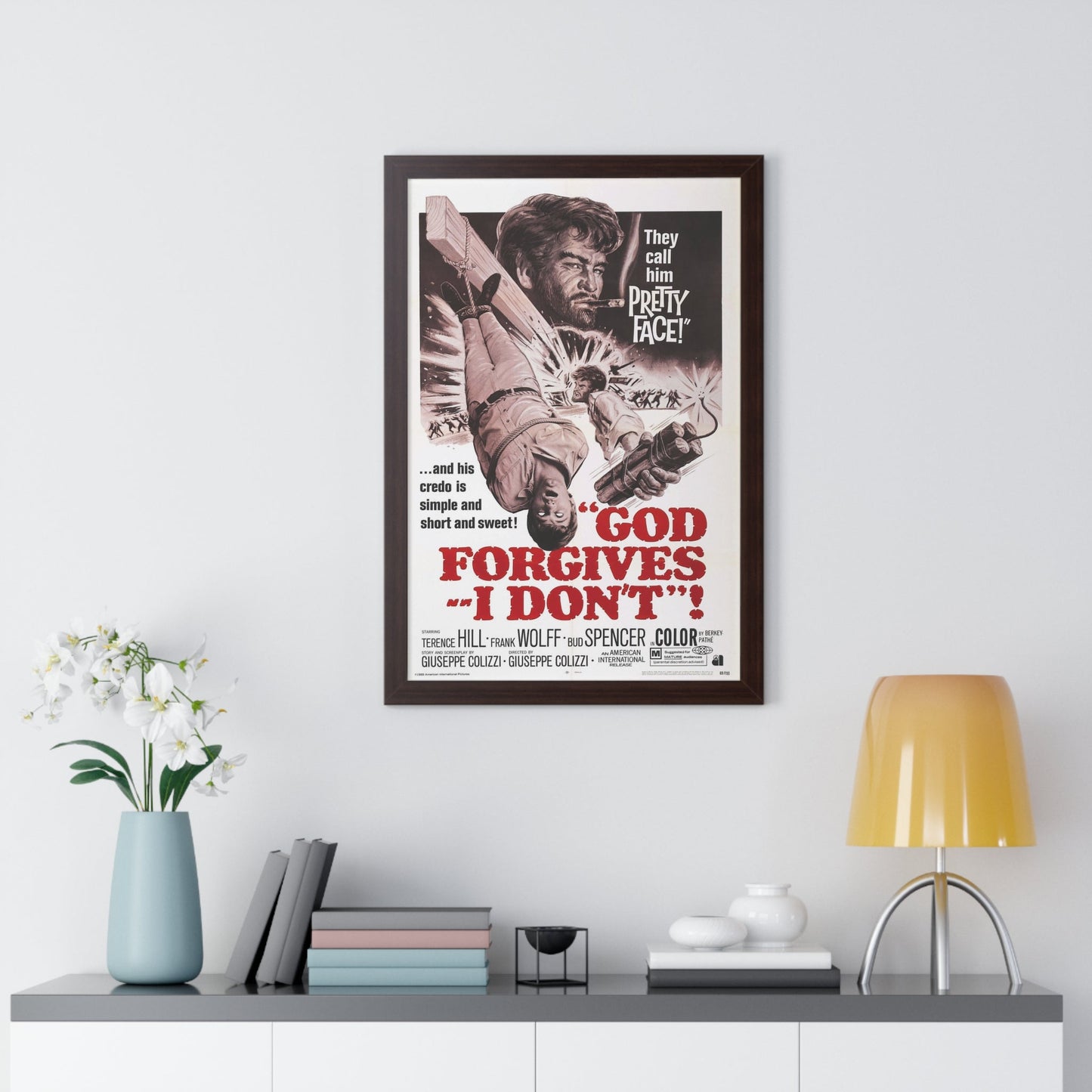 GOD FORGIVES, I DON'T! 1967 - Framed Movie Poster-The Sticker Space