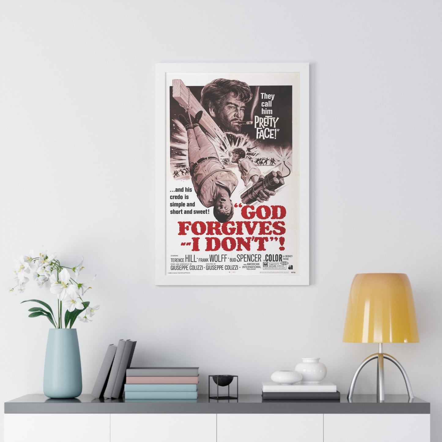 GOD FORGIVES, I DON'T! 1967 - Framed Movie Poster-The Sticker Space