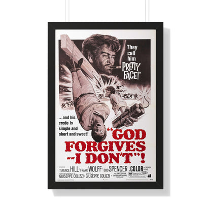 GOD FORGIVES, I DON'T! 1967 - Framed Movie Poster-20" x 30"-The Sticker Space