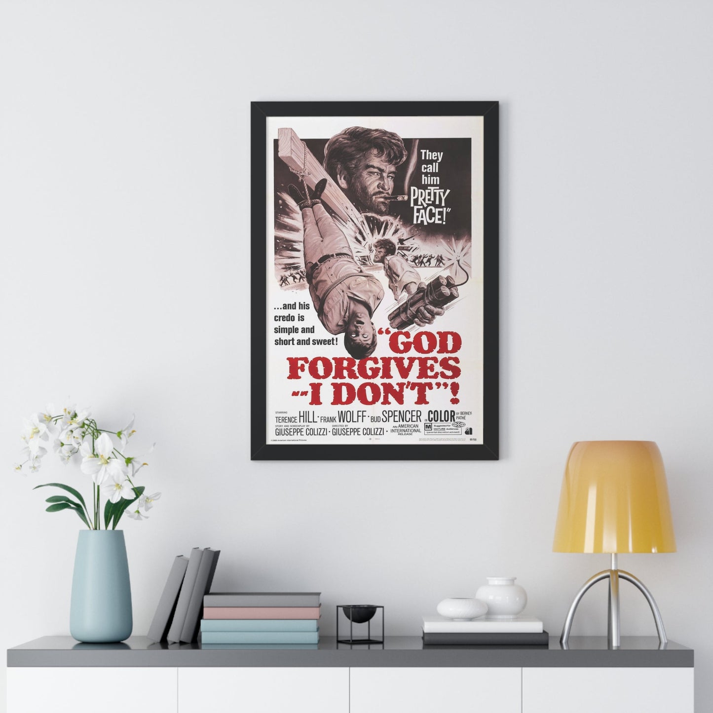 GOD FORGIVES, I DON'T! 1967 - Framed Movie Poster-The Sticker Space