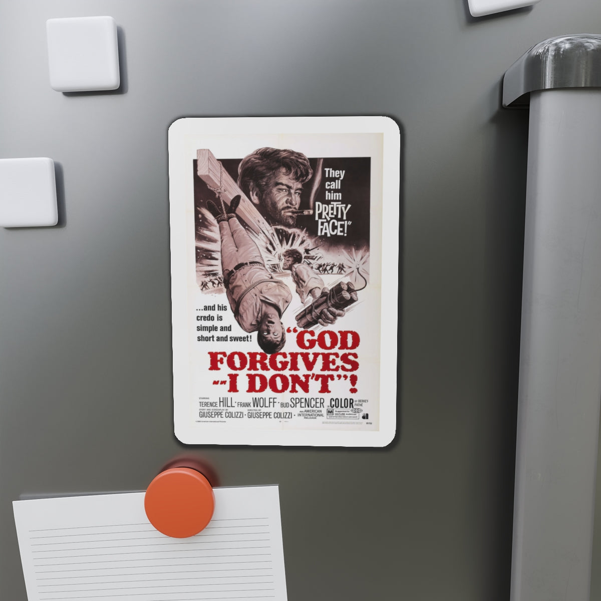 GOD FORGIVES, I DON'T! 1967 Movie Poster - Die-Cut Magnet-The Sticker Space