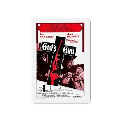 GOD'S GUN 1975 Movie Poster - Refrigerator Magnet - The Sticker Space