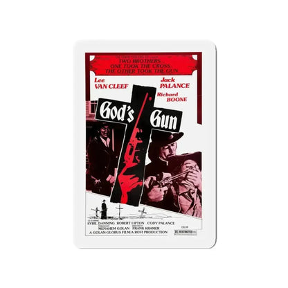 GOD'S GUN 1975 Movie Poster - Refrigerator Magnet - The Sticker Space